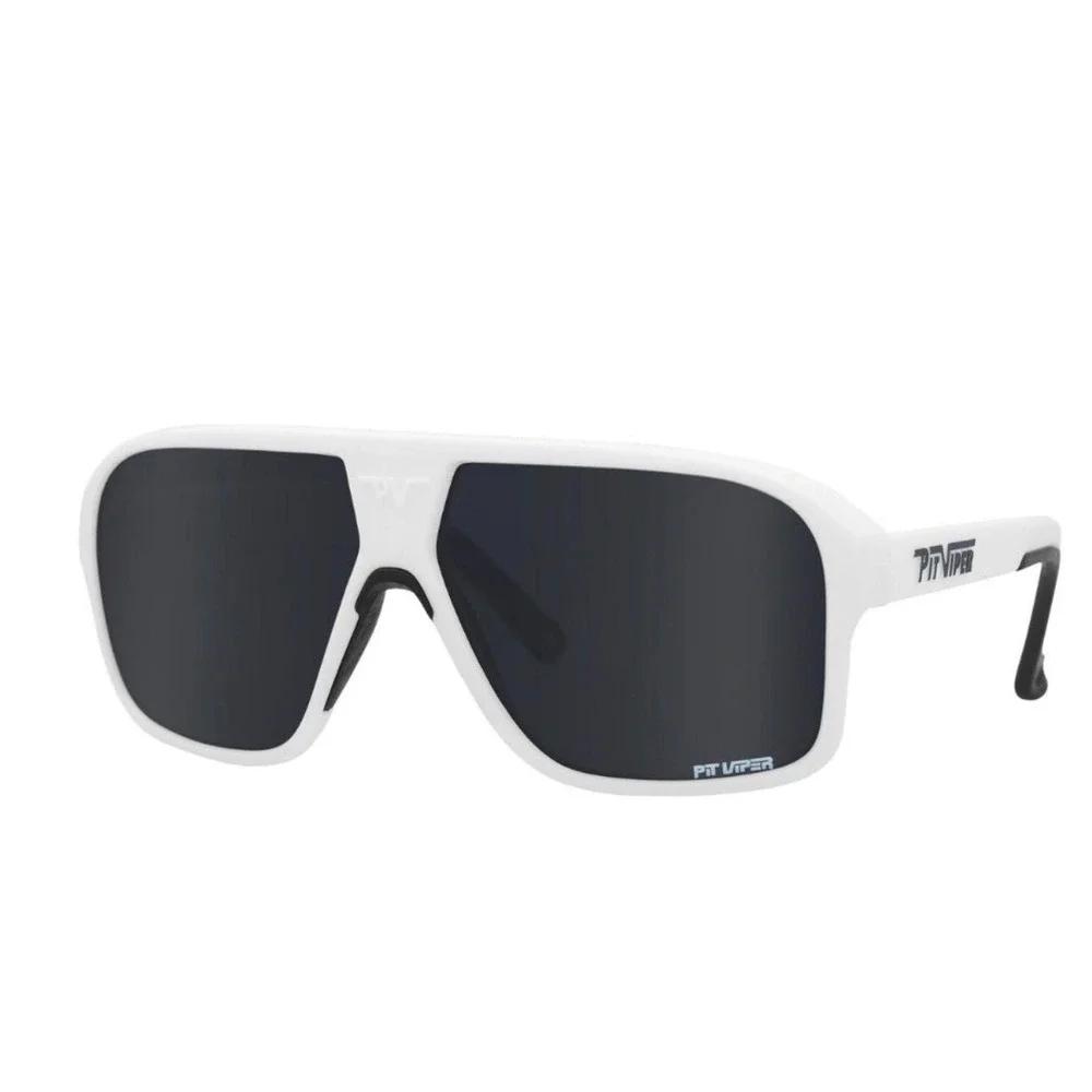 Pit Viper The Miami Nights Flight Optics Polarized Sunglasses White Frame NEW